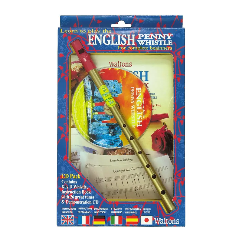 Waltons English Penny Whistle CD Pack