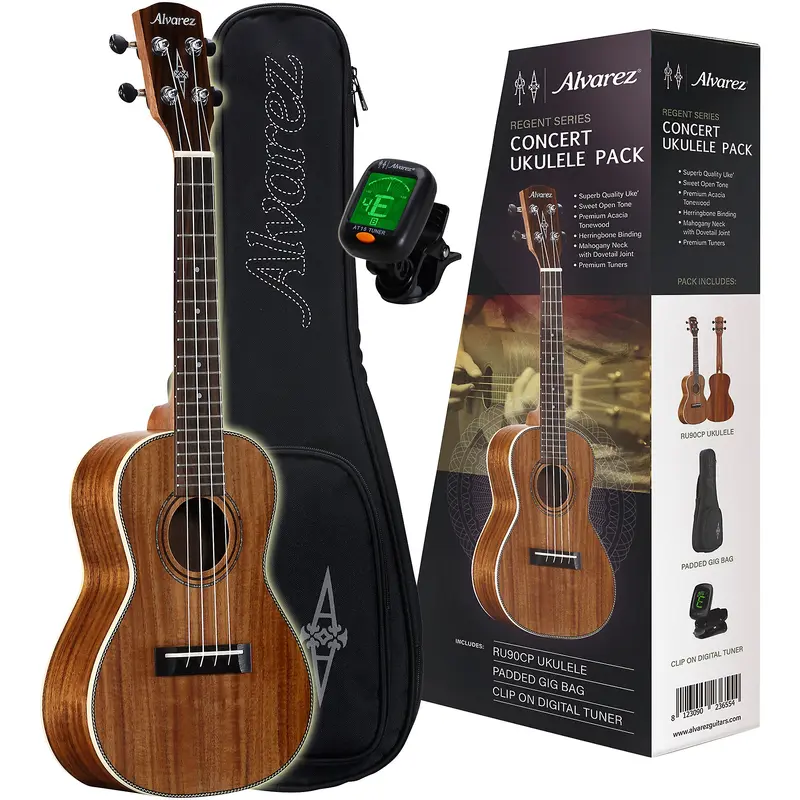 Alvarez RU90CP Regent Concert Ukulele Pack