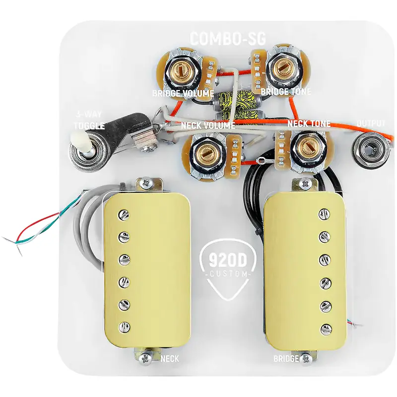 920D Custom Combo Kit for SG With Cool Kids Humbuckers & SG-V Wiring Harness