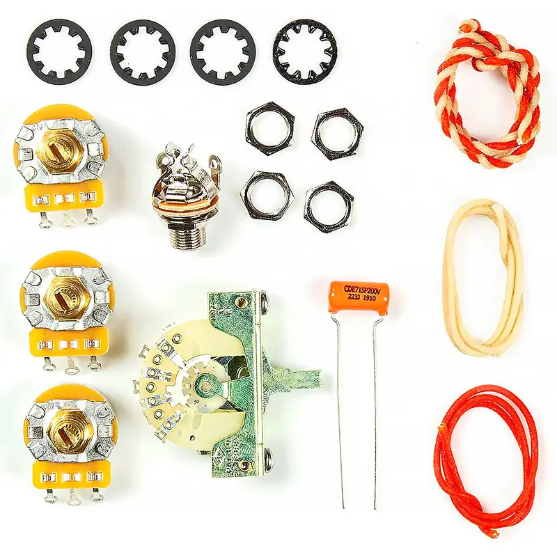 920D Custom Stratocaster Upgraded 7-Way Wiring Kit With Neck on Mod