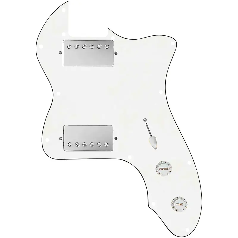 920D Custom 72 Thinline Tele Loaded Pickguard With Nickel Cool Kids Humbuckers