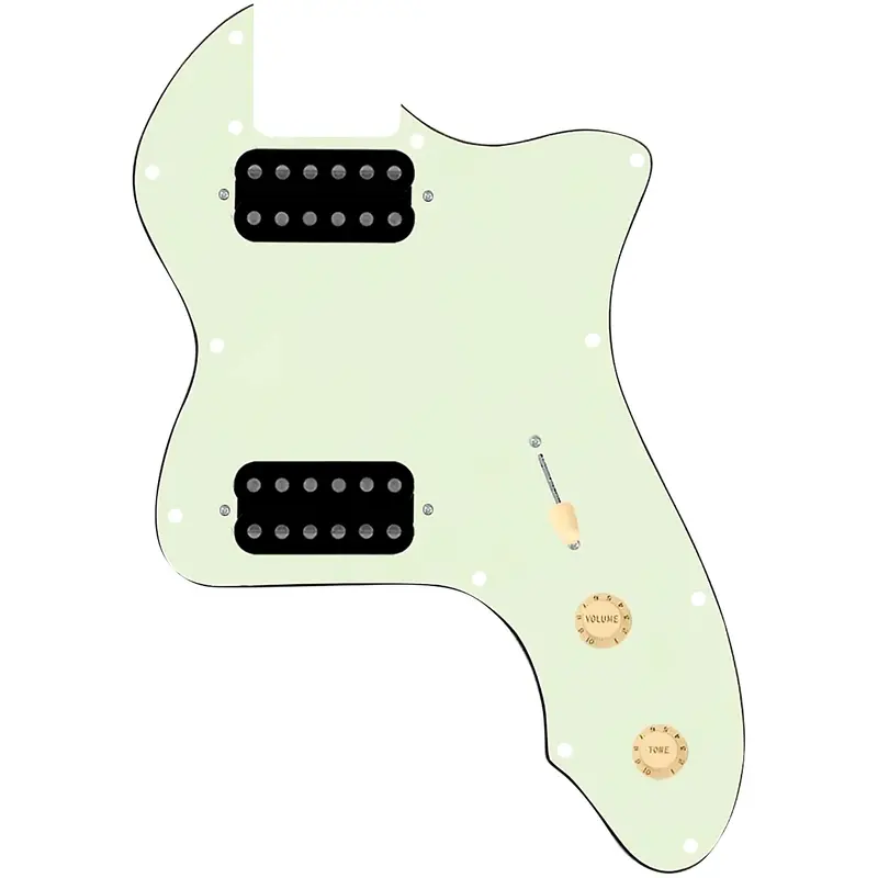 920D Custom 72 Thinline Tele Loaded Pickguard With Uncovered Cool Kids Humbuckers & Aged White Knobs