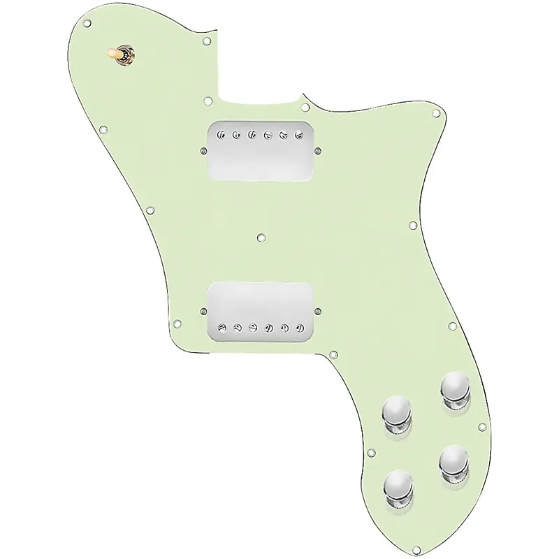 920D Custom Loaded Pickguard for '72 Deluxe Telecaster with Nickel Roughnecks Humbuckers