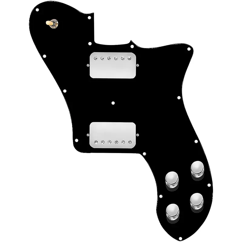 920D Custom Loaded Pickguard for '72 Deluxe Telecaster with Nickel Smoothies Humbuckers