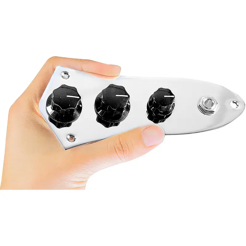 920D Custom Fender Jazz Bass Control Plate Upgrade With Standard Knobs