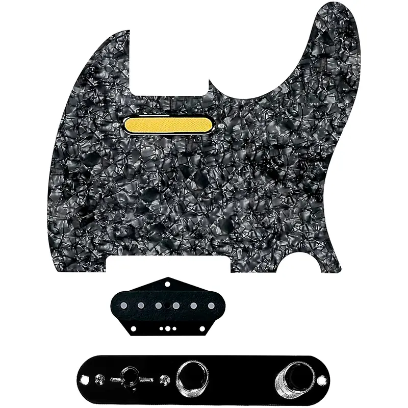 920D Custom Gold Foil Loaded Pickguard for Tele With T3W-B Control Plate