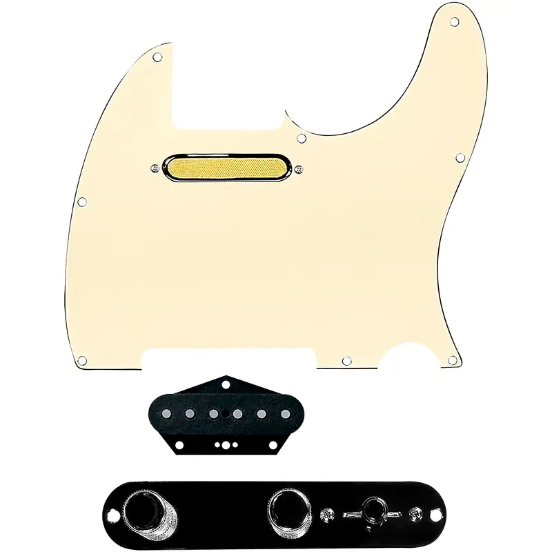920D Custom Gold Foil Loaded Pickguard for Tele With T4W-REV-B Control Plate