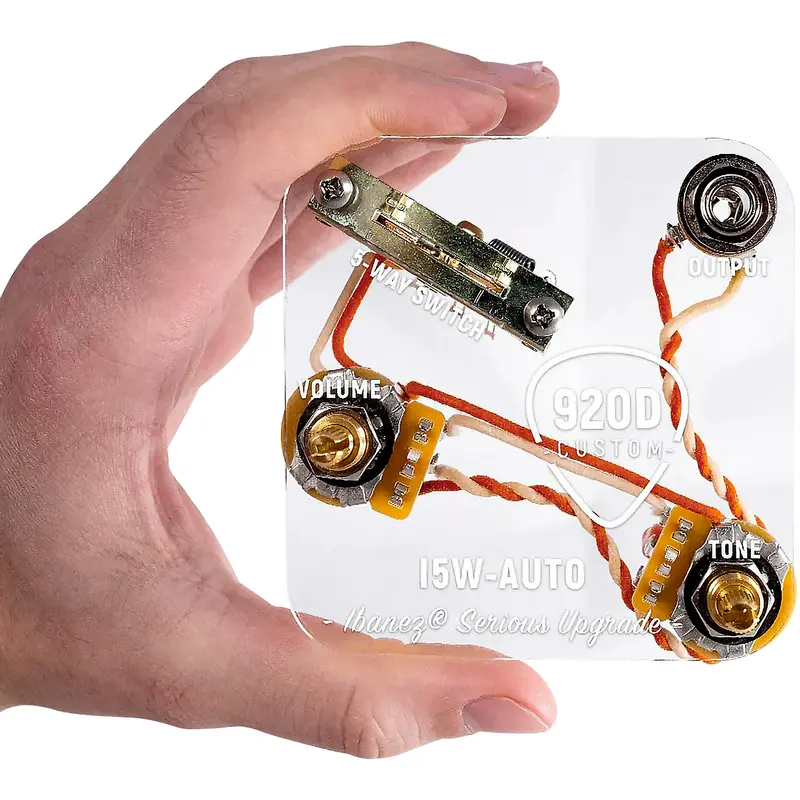 920D Custom Ibanez Upgraded 5-Way Wiring Harness With Auto Splits