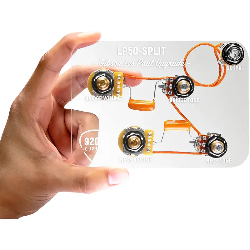 920D Custom Les Paul Upgraded Wiring Harness With Coil Split Mod