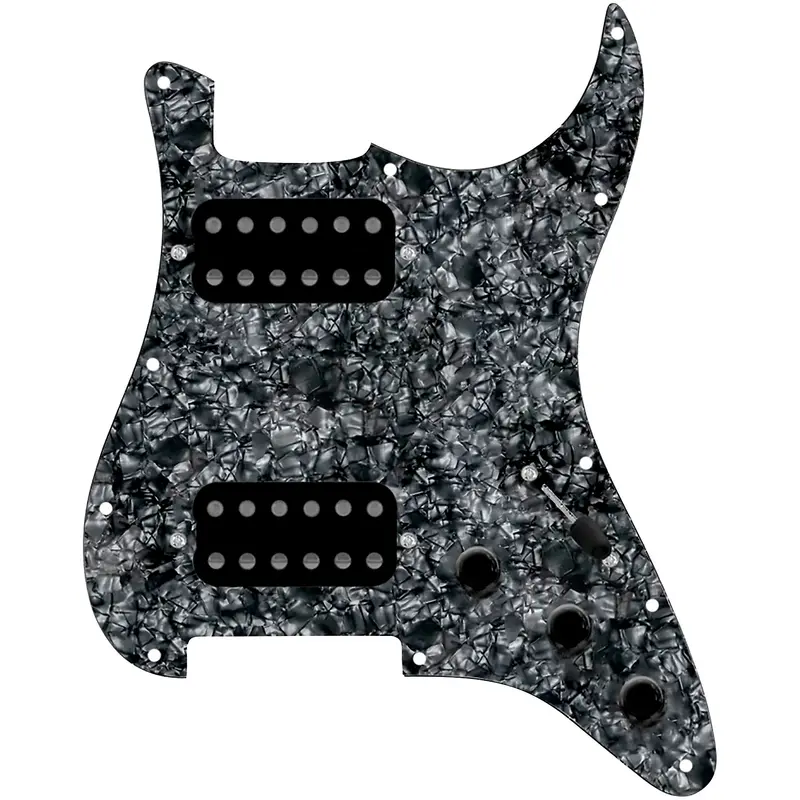 920D Custom HH Loaded Pickguard for Strat With Uncovered Cool Kids Humbuckers and S5W-HH Wiring Harness