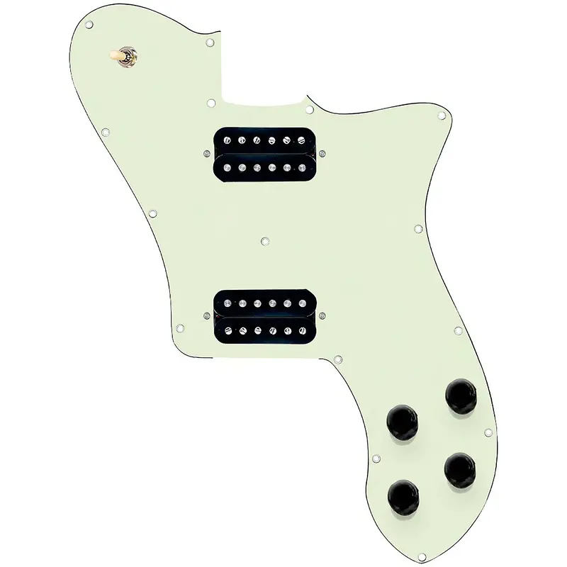 920D Custom Loaded Pickguard for '72 Deluxe Telecaster with Uncovered Cool Kids Humbuckers