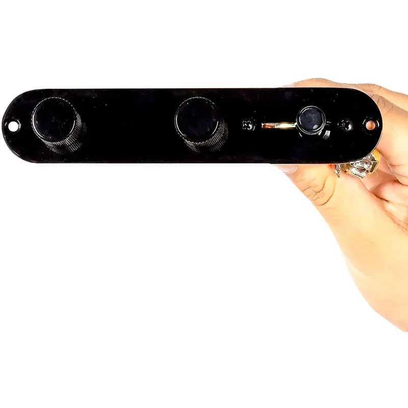 920D Custom T3W-REV Loaded Telecaster Control Plate, Reverse w/ Volume Forward