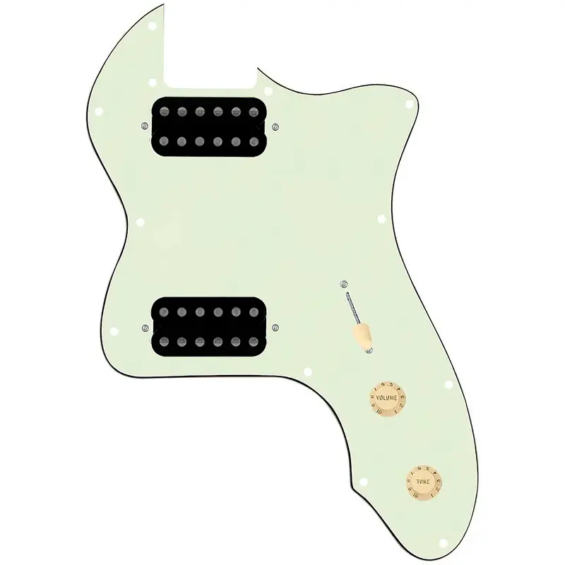 920D Custom 72 Thinline Tele Loaded Pickguard With Uncovered Smoothie Humbuckers with Aged White Knobs