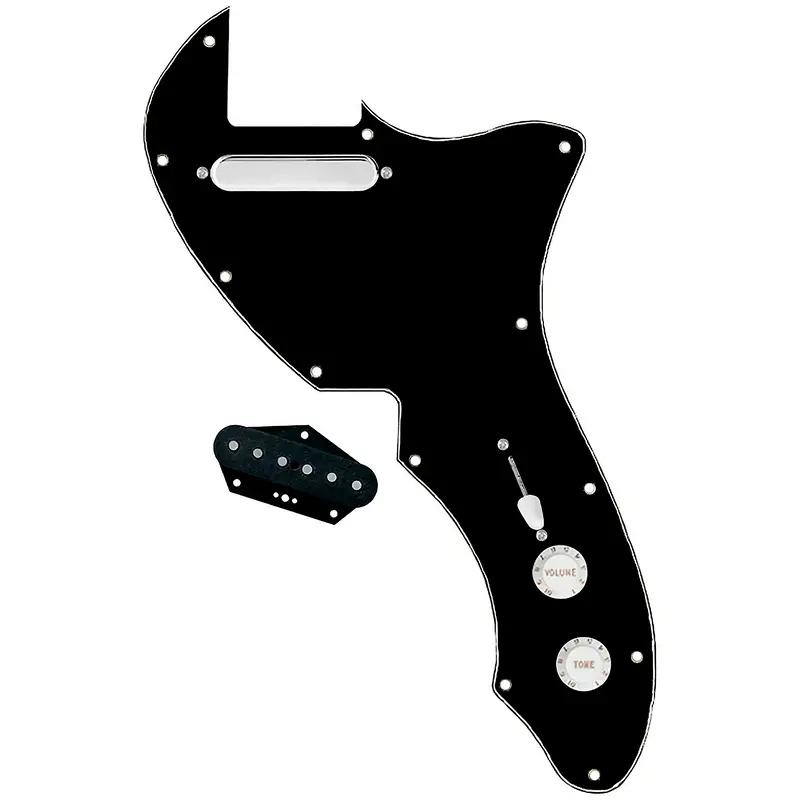 920D Custom '72 Thinline Tele Single Coil Loaded Pickguard With Texas Vintage Pickups & White Knobs