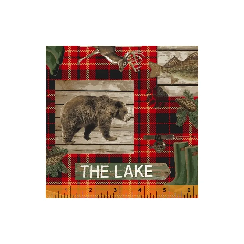 Lakehouse Whistler Studios 51907-1 Cotton