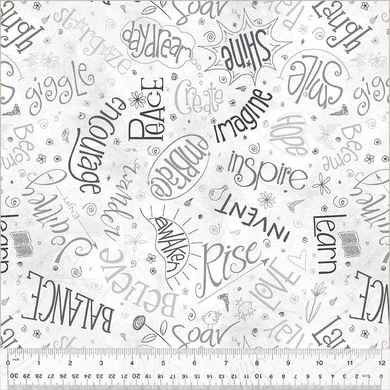 Noteworthy Terri Degenkolb FBTY 53858W-10DES Cloud Aspirations Cotton