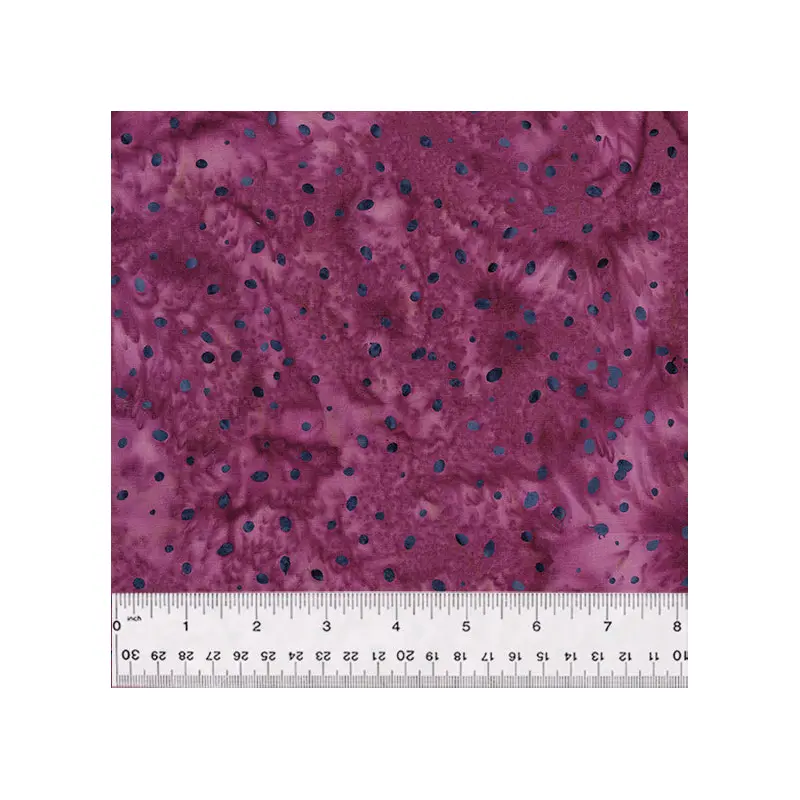 Nouveau Baliscapes 2615Q-X Plum Ditzy Dots Batik Cotton