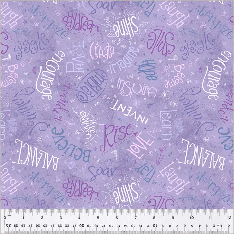 Noteworthy Terri Degenkolb FBTY 53856-6 Lilac Aspirations Cotton