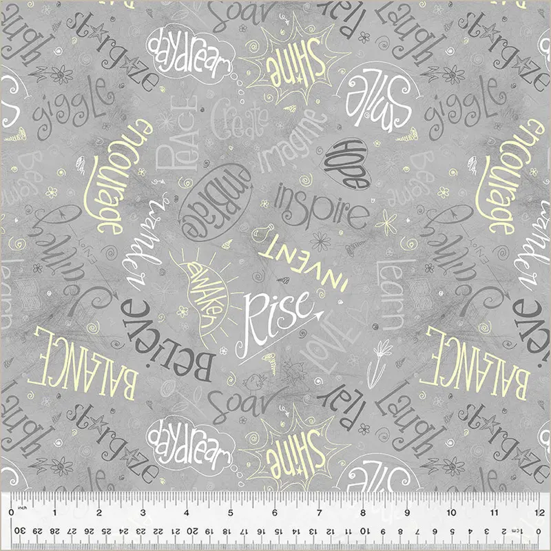 Noteworthy Terri Degenkolb FBTY 53856-9 Smoke Aspirations Cotton