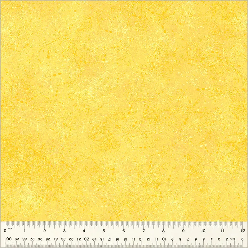 Noteworthy Terri Degenkolb FBTY 53857-16 Yellow Splatter Cotton