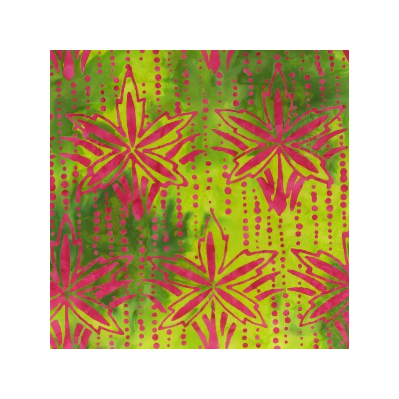 Northern Blooms  2015Q-5 Batik Cotton