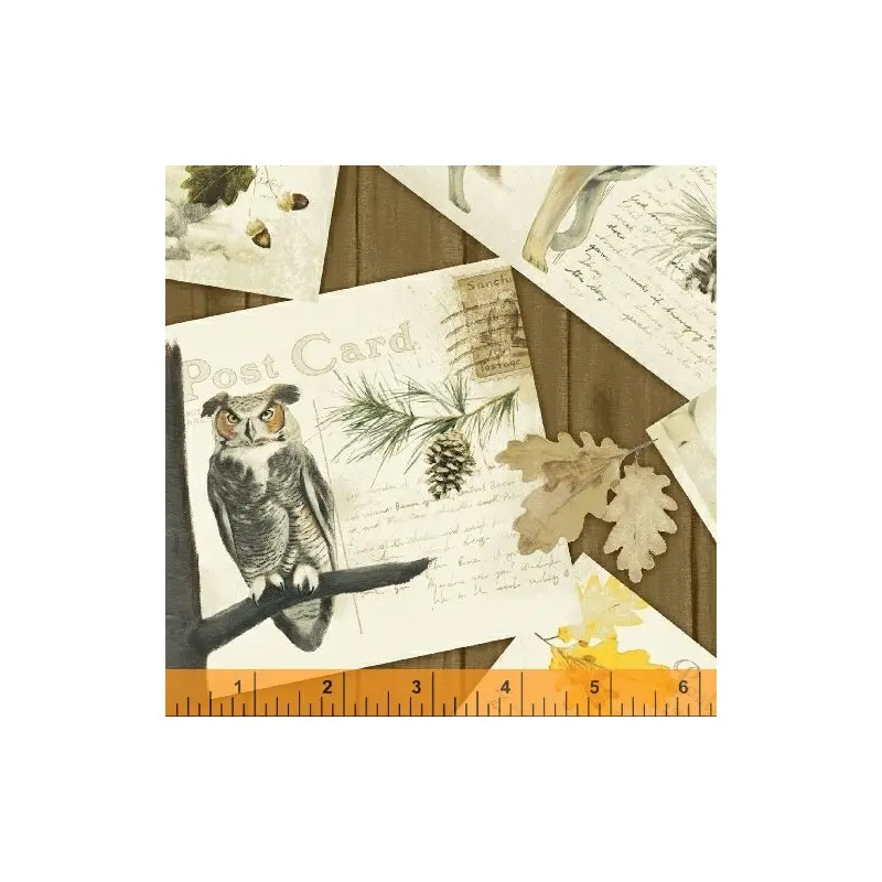 Northwoods Whistler Studios 41563-2 Cotton