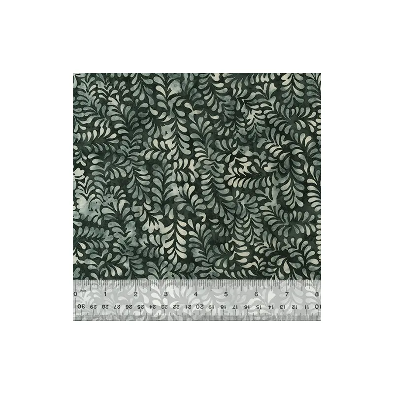 Noir Baliscapes 2544Q-X Noir Vines Batik Cotton