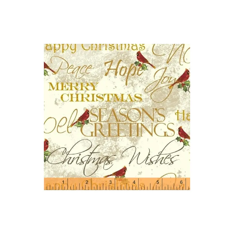 Noel (Old) Whistler Studios 42395M-1 Cotton