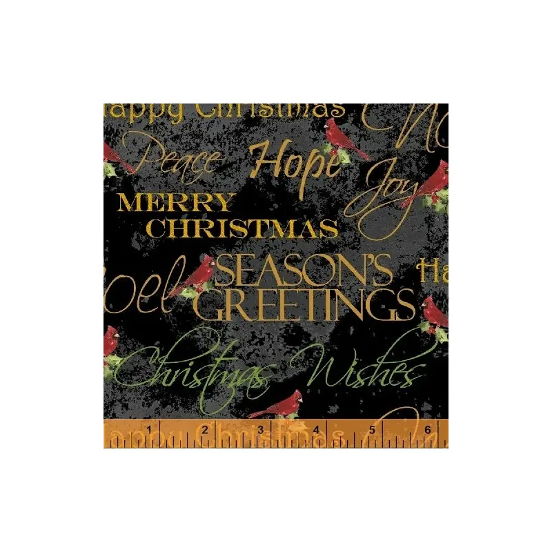 Noel (Old) Whistler Studios 42395M-2 Cotton