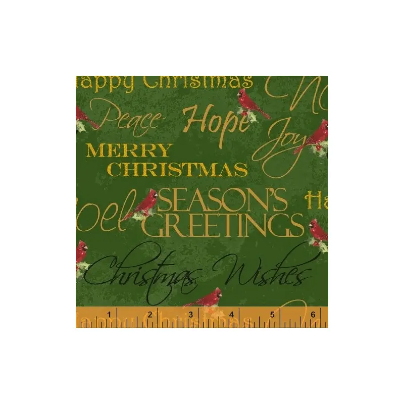 Noel (Old) Whistler Studios 42395M-3 Cotton