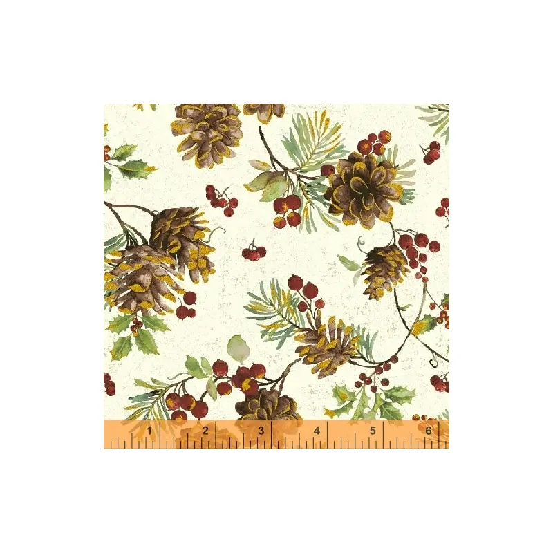 Noel (Old) Whistler Studios 42398M-1 Cotton