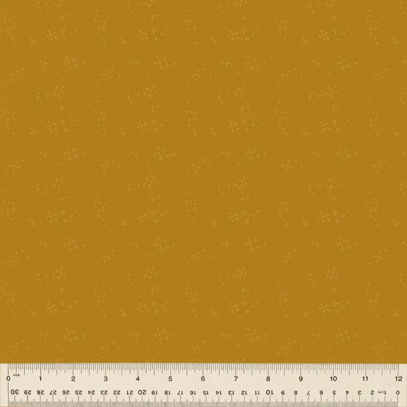 Nature Study 2.0 Whistler Studios 54686-2 Saffron Astra Cotton