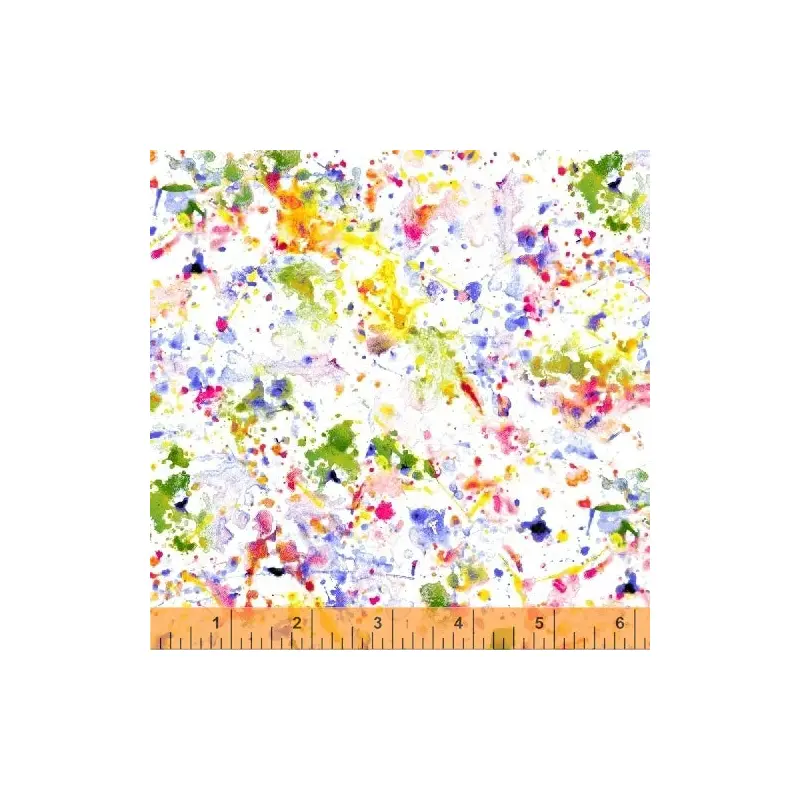 108" Quilt Back Whistler Studios 51537-1 White Dropcloth Cotton