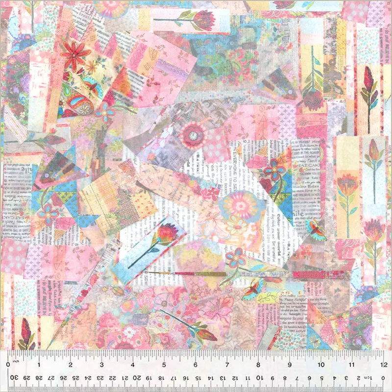 108" Quilt Back Laura Heine 52888DW-1DES Multi New Vintage Cotton