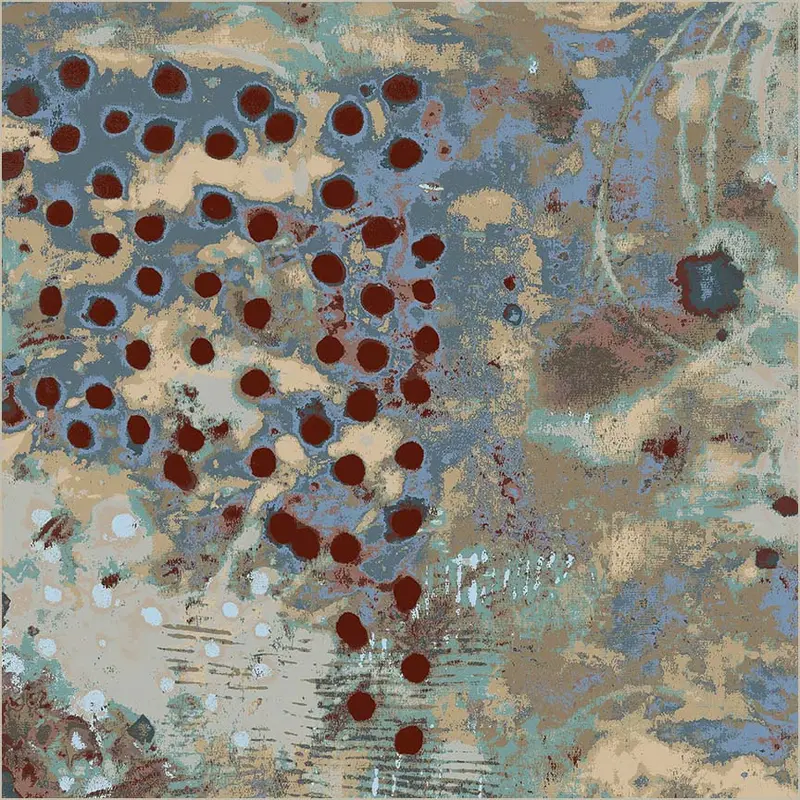 108" Quilt Back Marcia Derse 53442DW-5DES Double Bluff 108" Spotted Graffiti Cotton