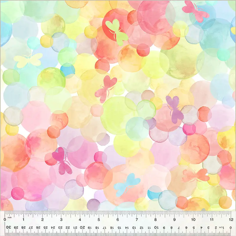 108" Quilt Back Tamara Kate 52781DW-1DES Multi Carnival Cotton