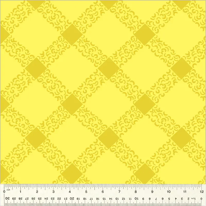 108" Quilt Back Denyse Schmidt 53039W-13DES Yellow Seymour Plaid Cotton