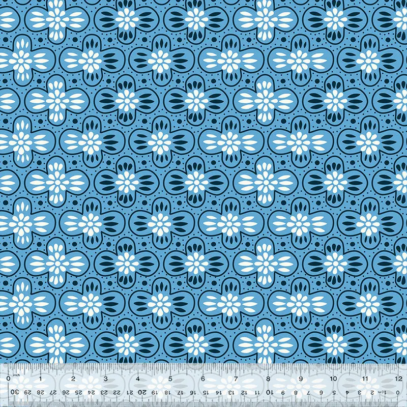 108" Quilt Back Denyse Schmidt 54473DW-1DES Deep Cottage Stripe Cotton