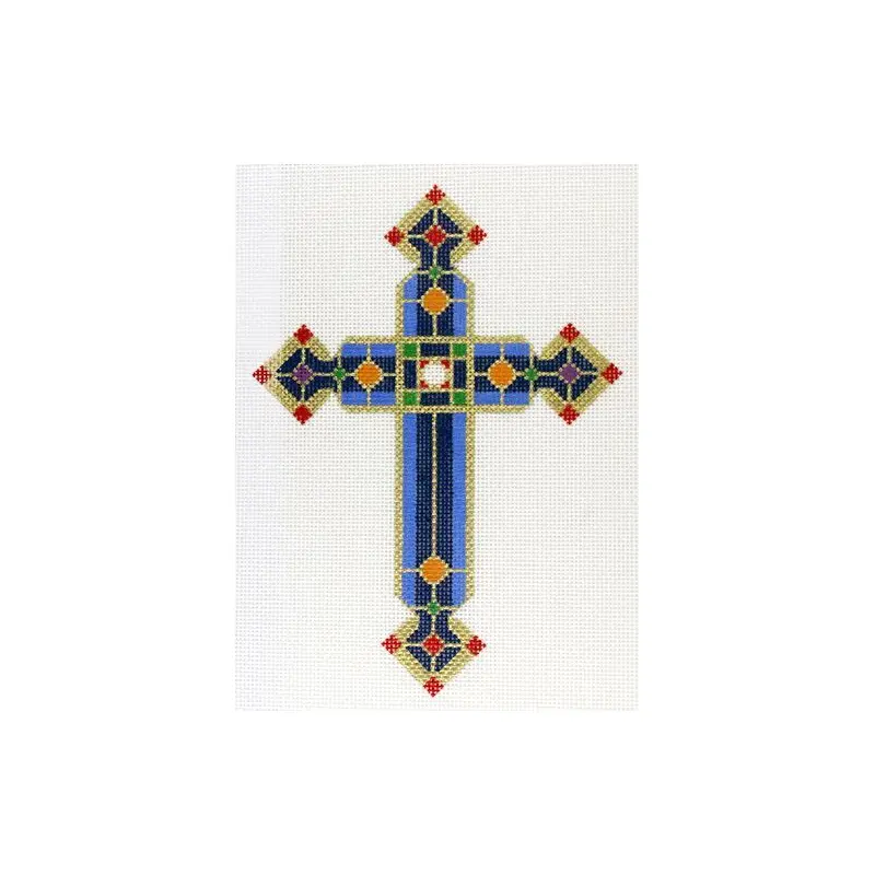 Lee's Needle Arts Cross Jewel Tone 3 Needlepoint Canvas