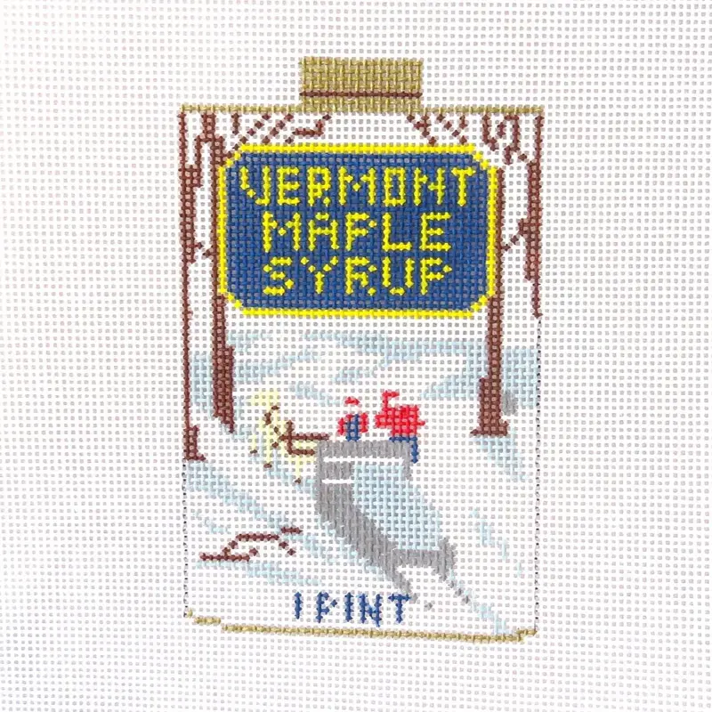 Alice & Blue Liquid Gold Needlepoint Canvas - 18M