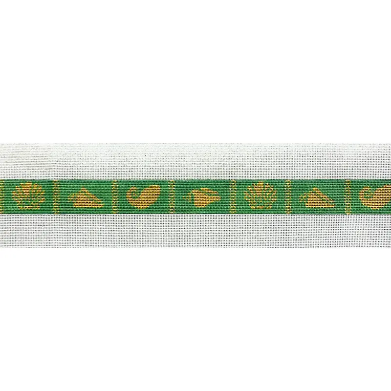 A. Bradley Needlearts Golden Seashells Needlepoint Canvas