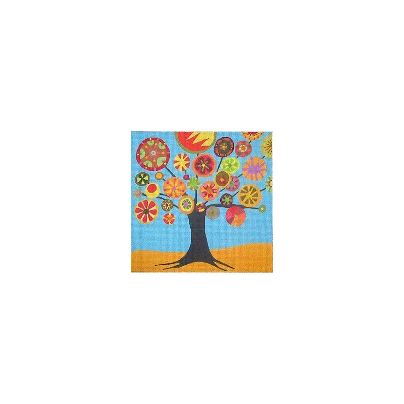 Zecca Tree of Life - Fall 18M Needlepoint Canvas