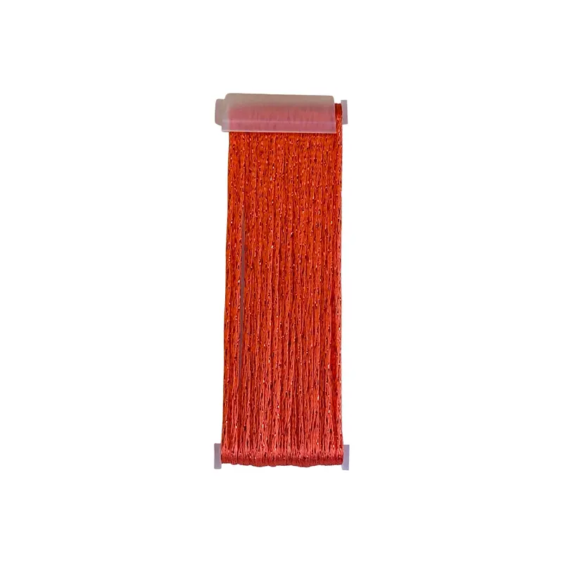 YLI Threads Ribbon Floss Shimmer Blend - 035 Orange/Red