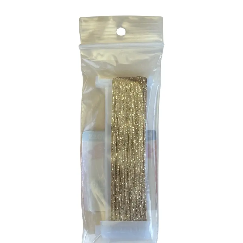 YLI Threads Ribbon Floss Shimmer Blend - 054 Cinnamon/Gold